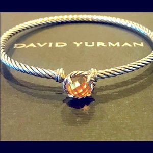 David Yurman Bracelet with Morganite, Size M